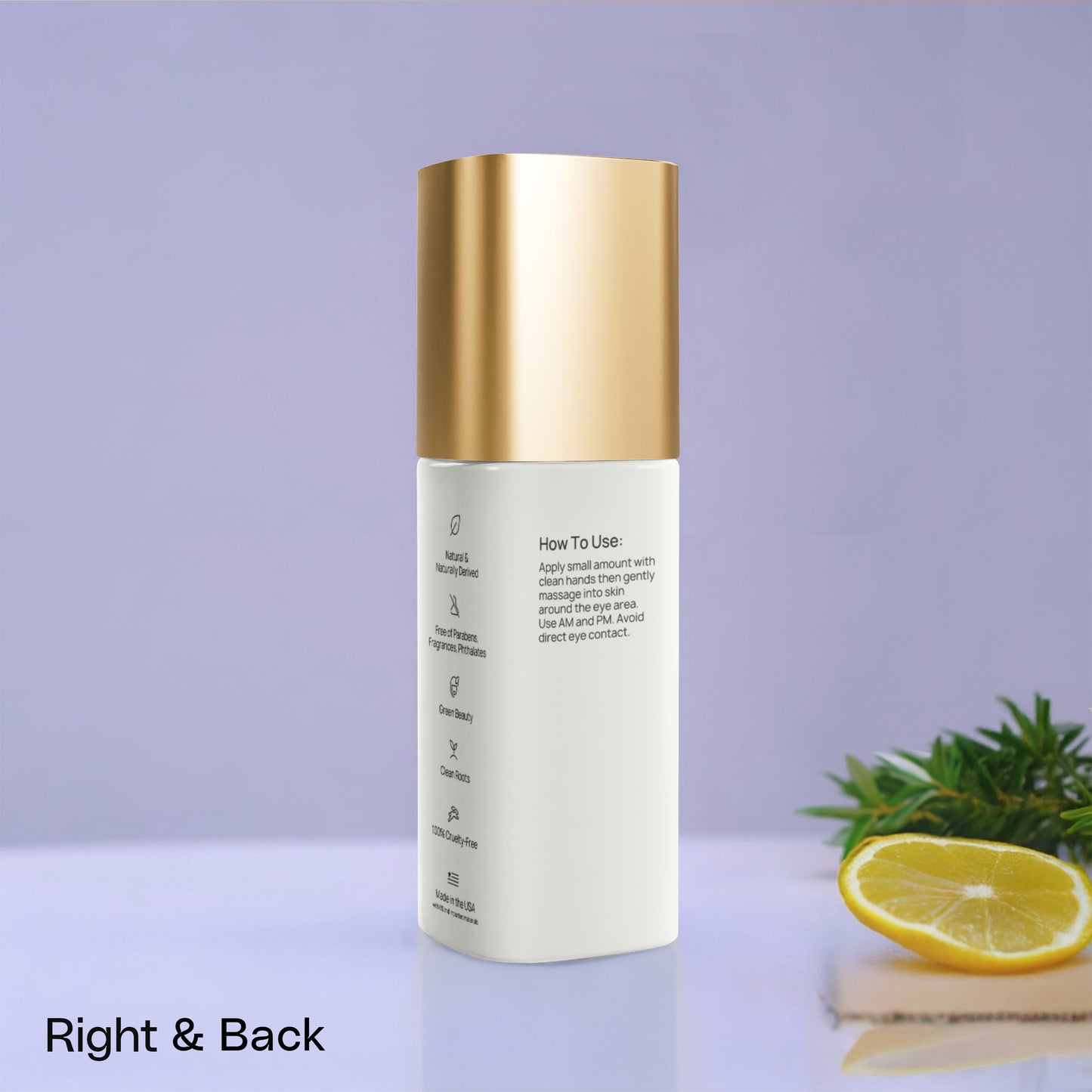 Brighten+Firm Eye Serum: Intensive Renewal Gold Cap
