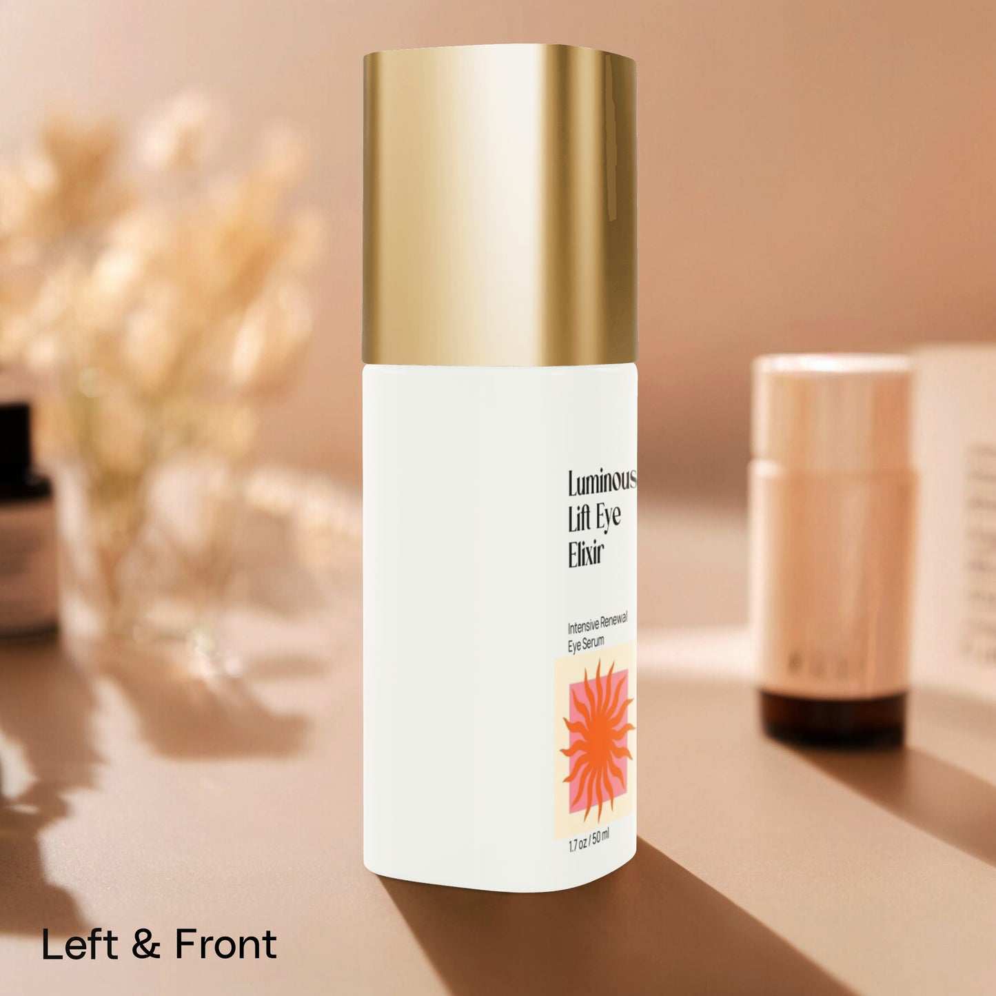 Brighten+Firm Eye Serum: Intensive Renewal Gold Cap