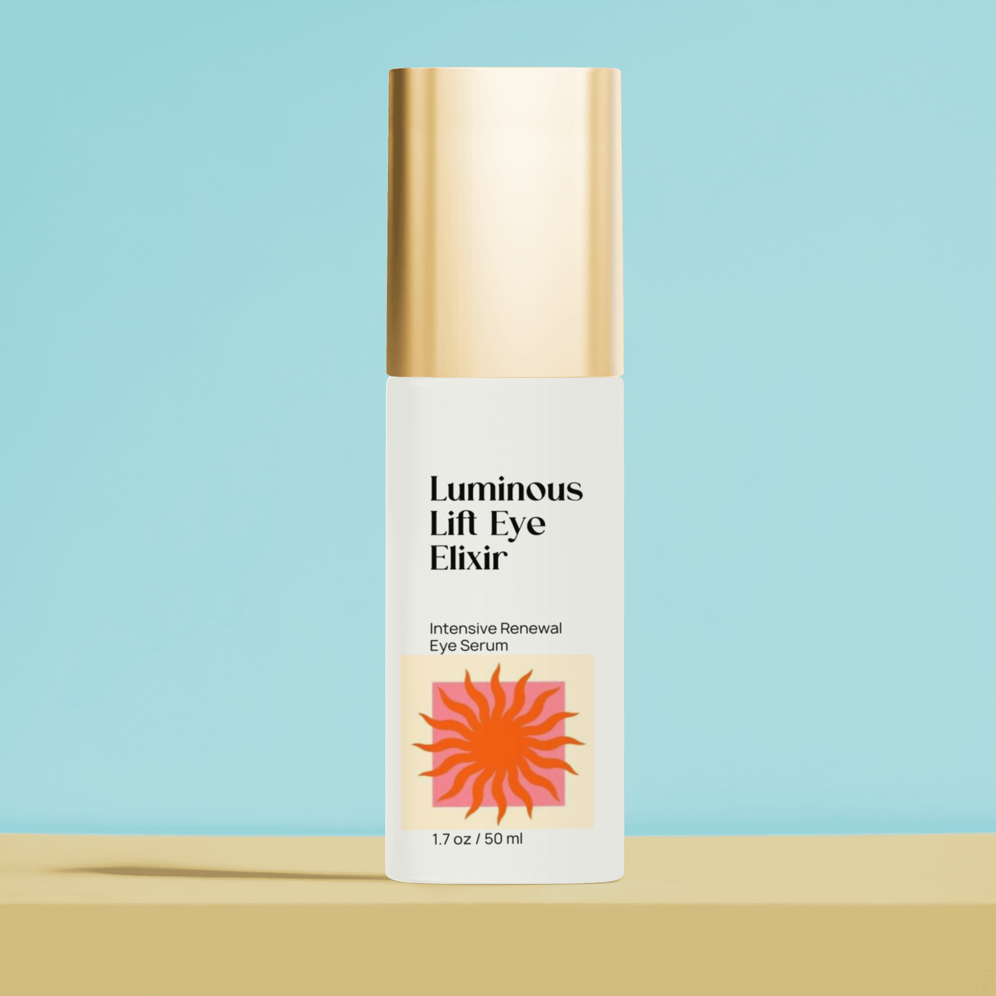 Brighten+Firm Eye Serum: Intensive Renewal Gold Cap