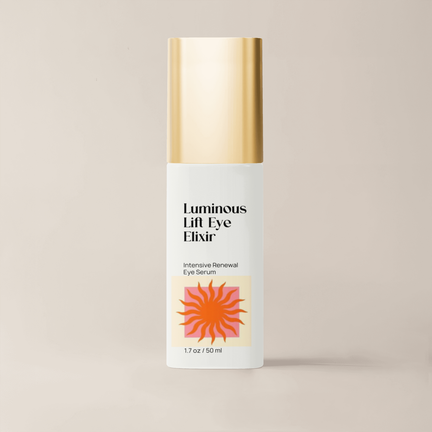 Brighten+Firm Eye Serum: Intensive Renewal Gold Cap