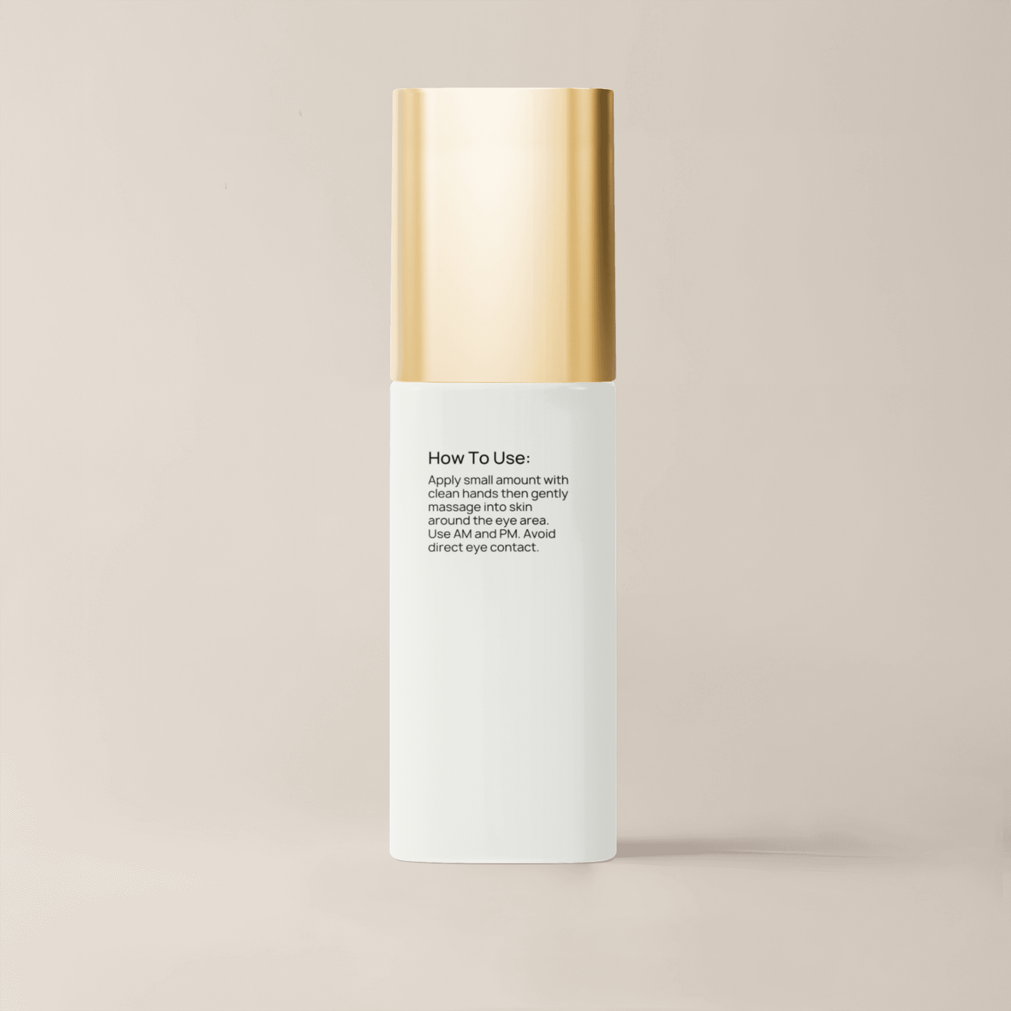 Brighten+Firm Eye Serum: Intensive Renewal Gold Cap